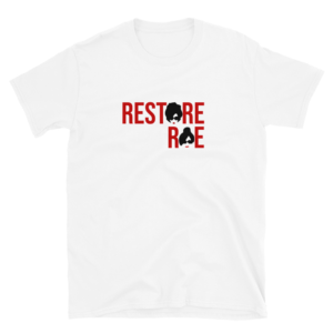 Restore Roe Short-Sleeve Unisex T-Shirt (Red)